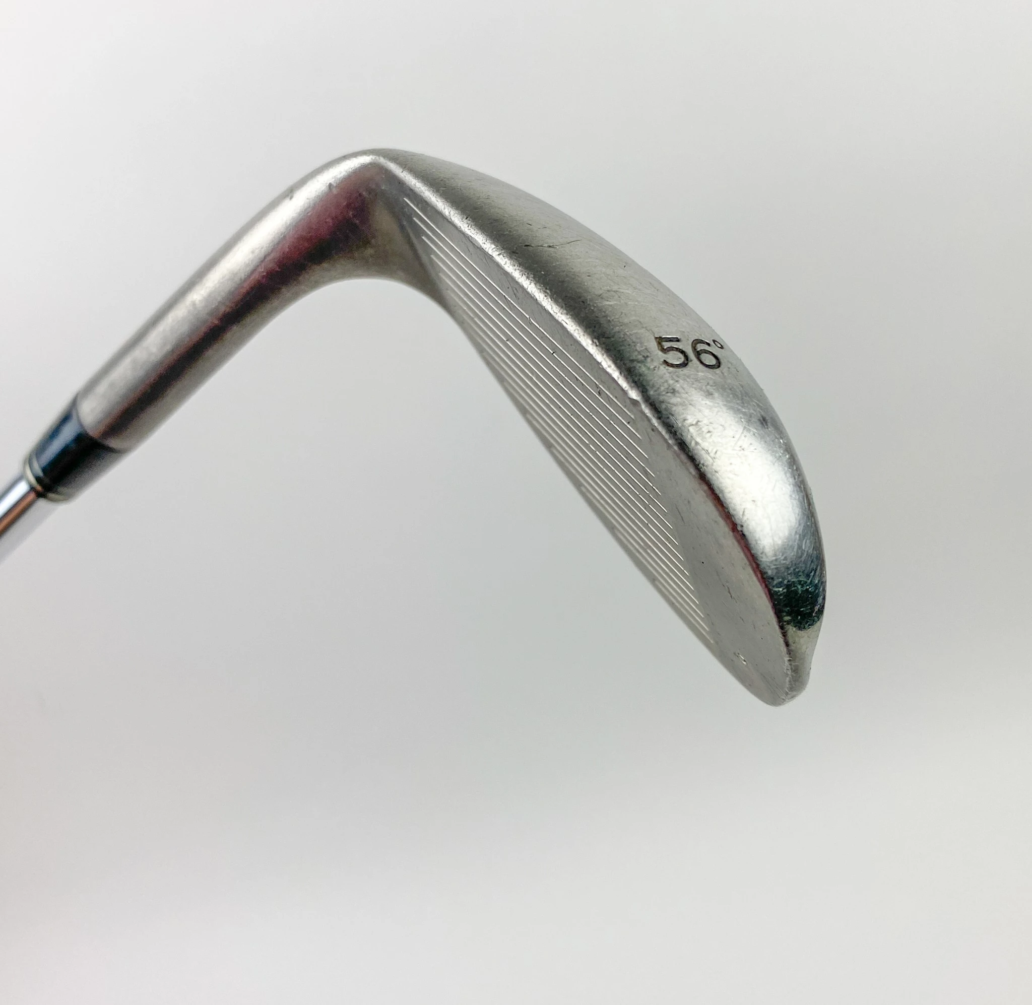 Used RH TaylorMade RAC Satin Wedge 56*-12* Bounce Wedge Steel Golf Club - Image 4