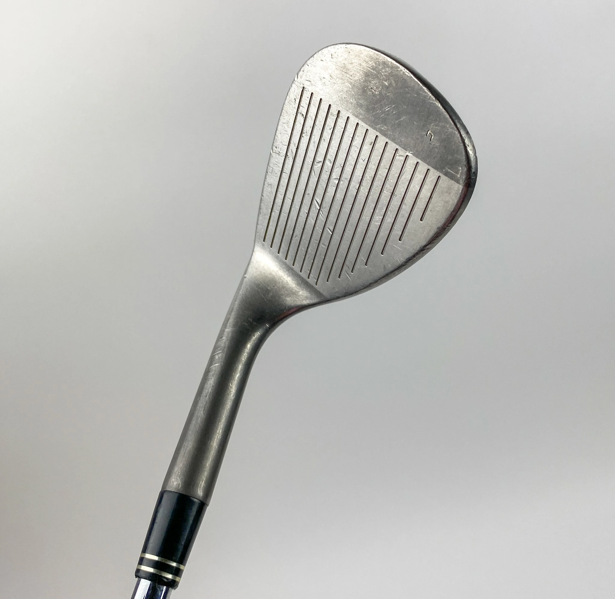 Used RH TaylorMade RAC Satin Wedge 56*-12* Bounce Wedge Steel Golf Club - Image 7