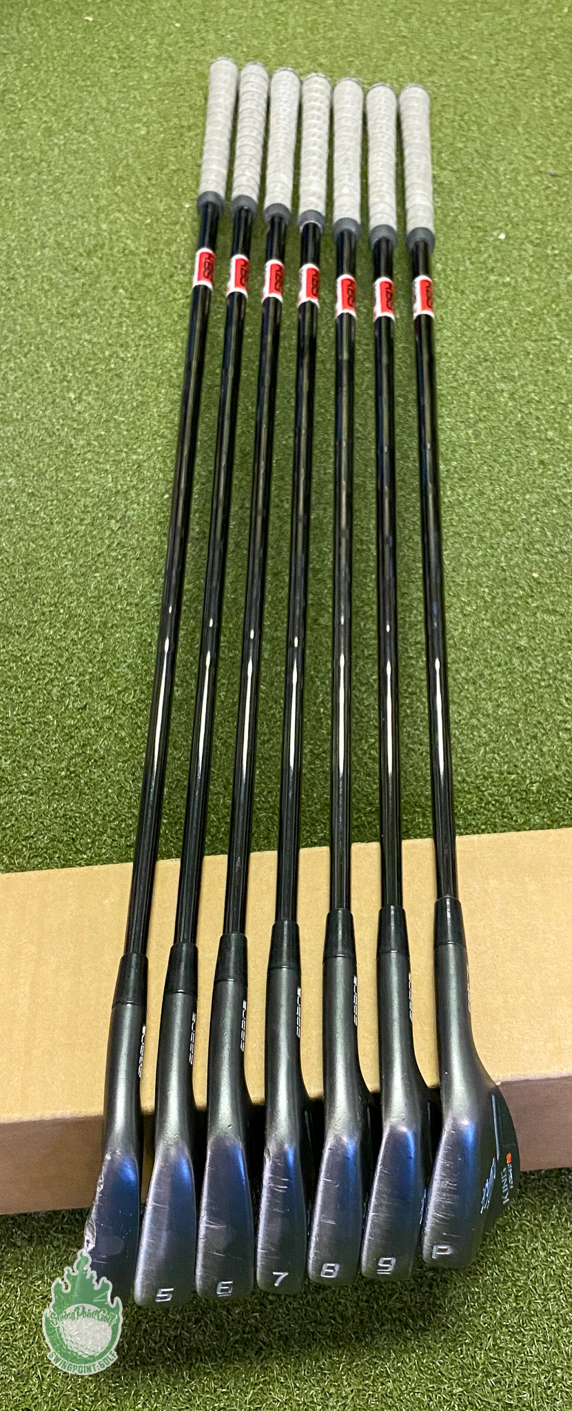 Used Cobra King Forged CB/MB Combo Irons 4-PW $-Taper 120g Stiff Steel Golf Set - Image 11