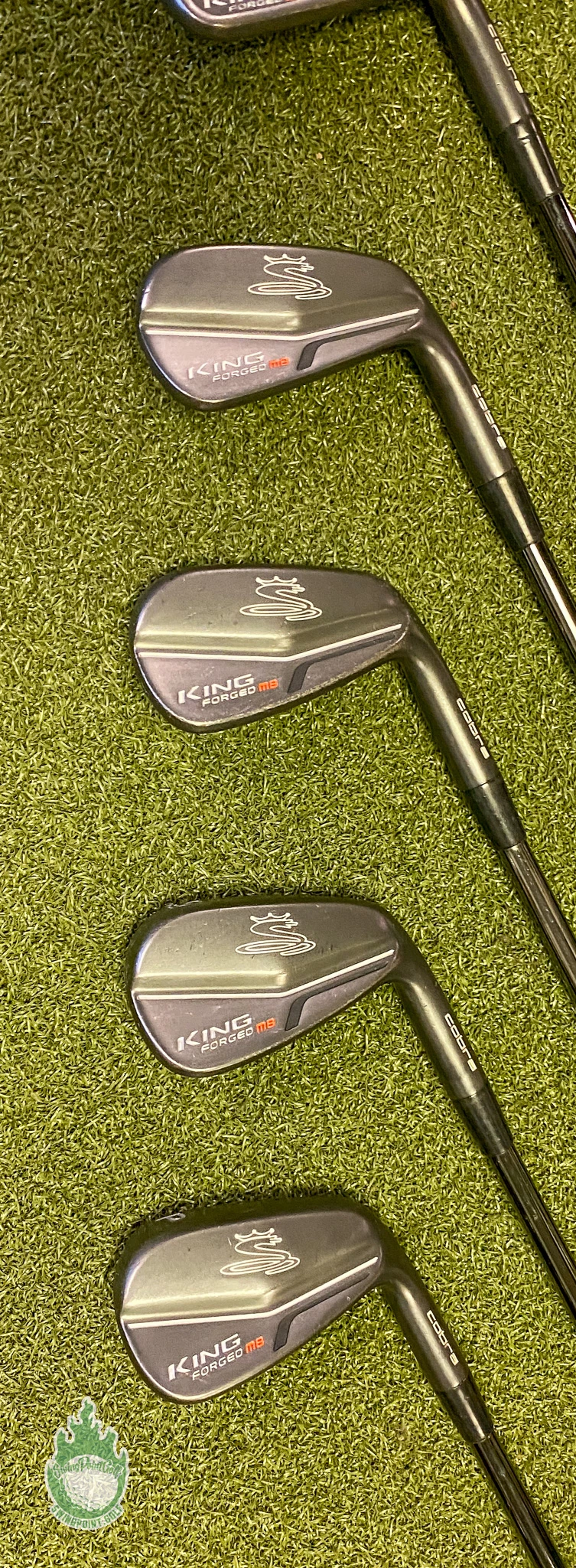 Used Cobra King Forged CB/MB Combo Irons 4-PW $-Taper 120g Stiff Steel Golf Set - Image 8