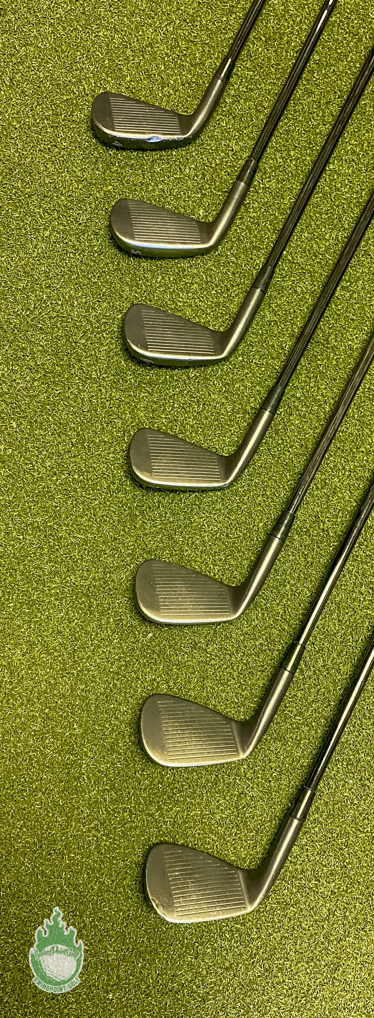 Used Cobra King Forged CB/MB Combo Irons 4-PW $-Taper 120g Stiff Steel Golf Set - Image 4