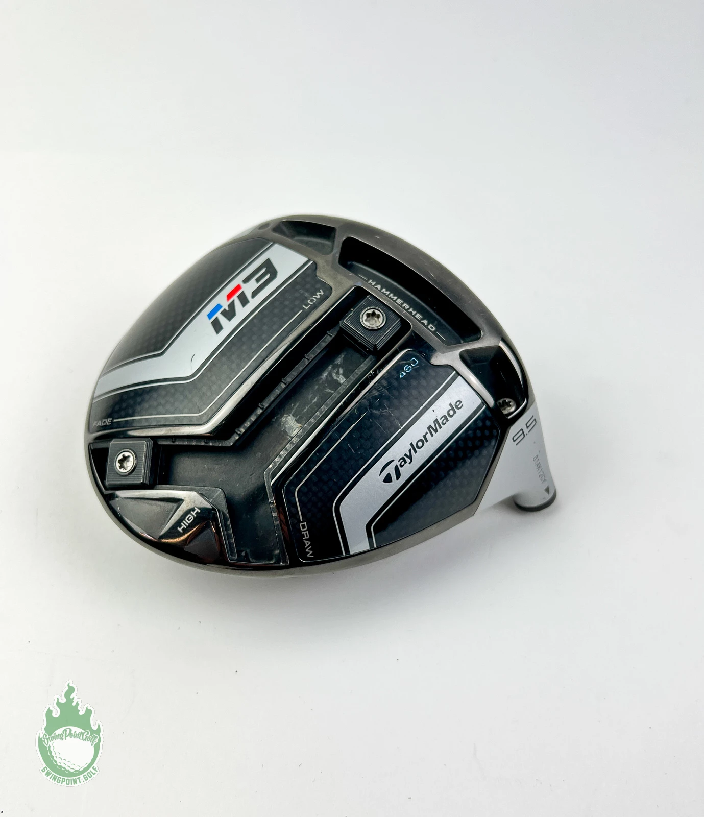 Used Right Handed TaylorMade M3 Driver 9.5* HEAD ONLY Golf Club - Image 2