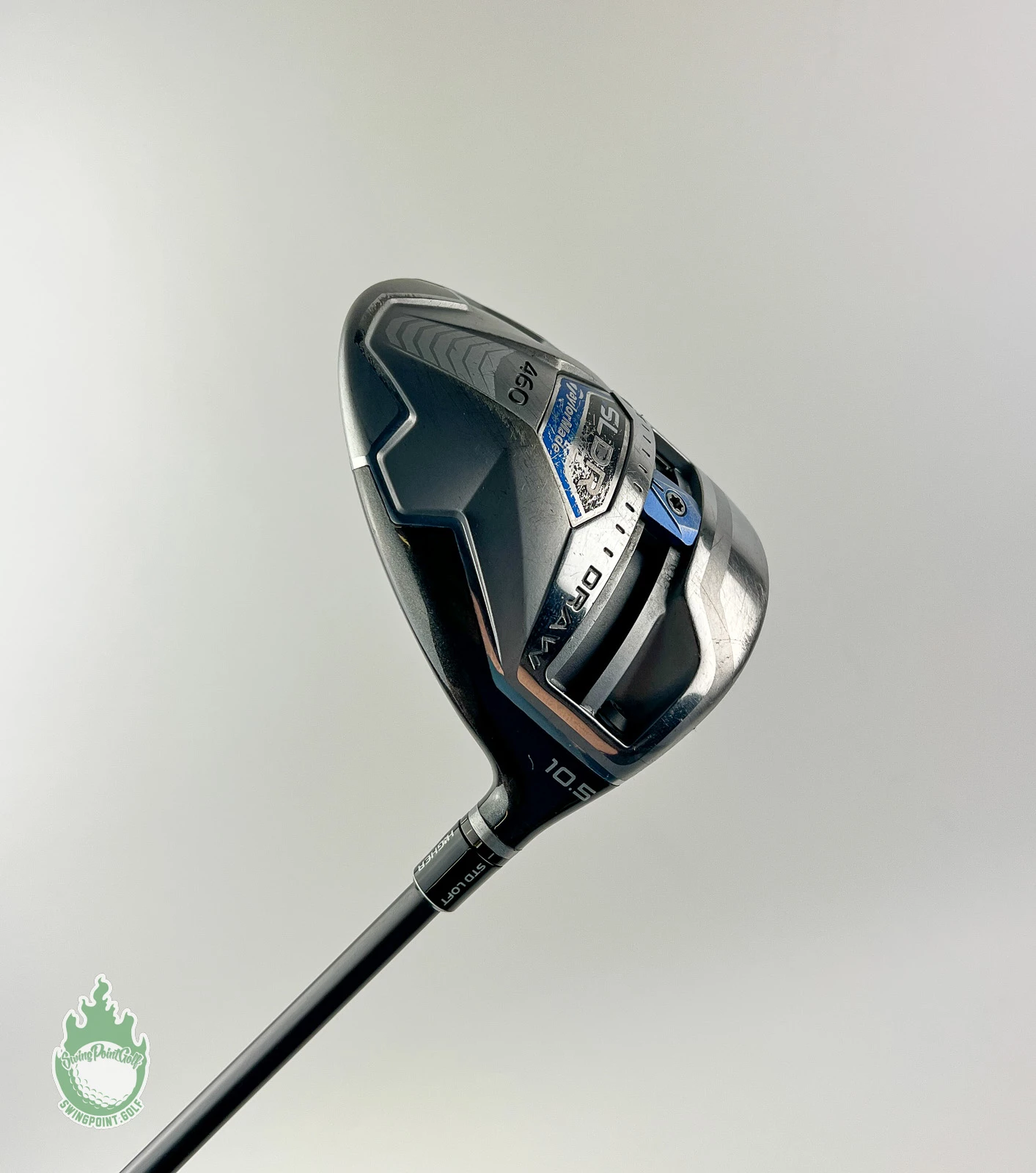 Used TaylorMade SLDR 460 Driver 10.5* Speeder57 Stiff Flex Graphite Golf Club - Image 2