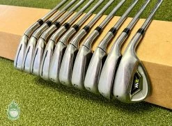 Used RH 2017 TaylorMade M2 Irons 4-PW/AW/SW/LW 88g Regular Flex Steel Golf Set