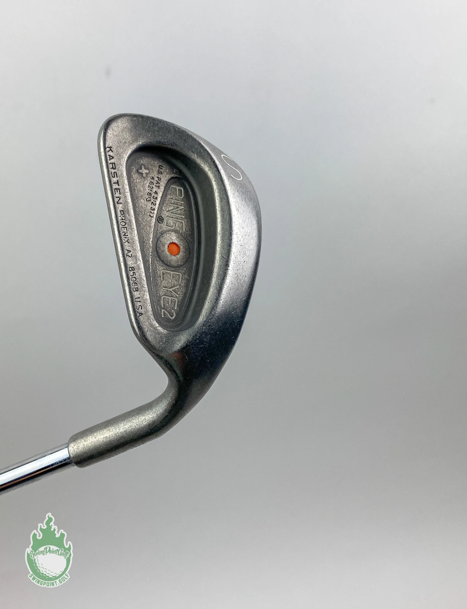 RH Ping Karsten Orange Dot Ping Eye 2 Sand Wedge Steel Stiff Flex Golf Club - Image 2