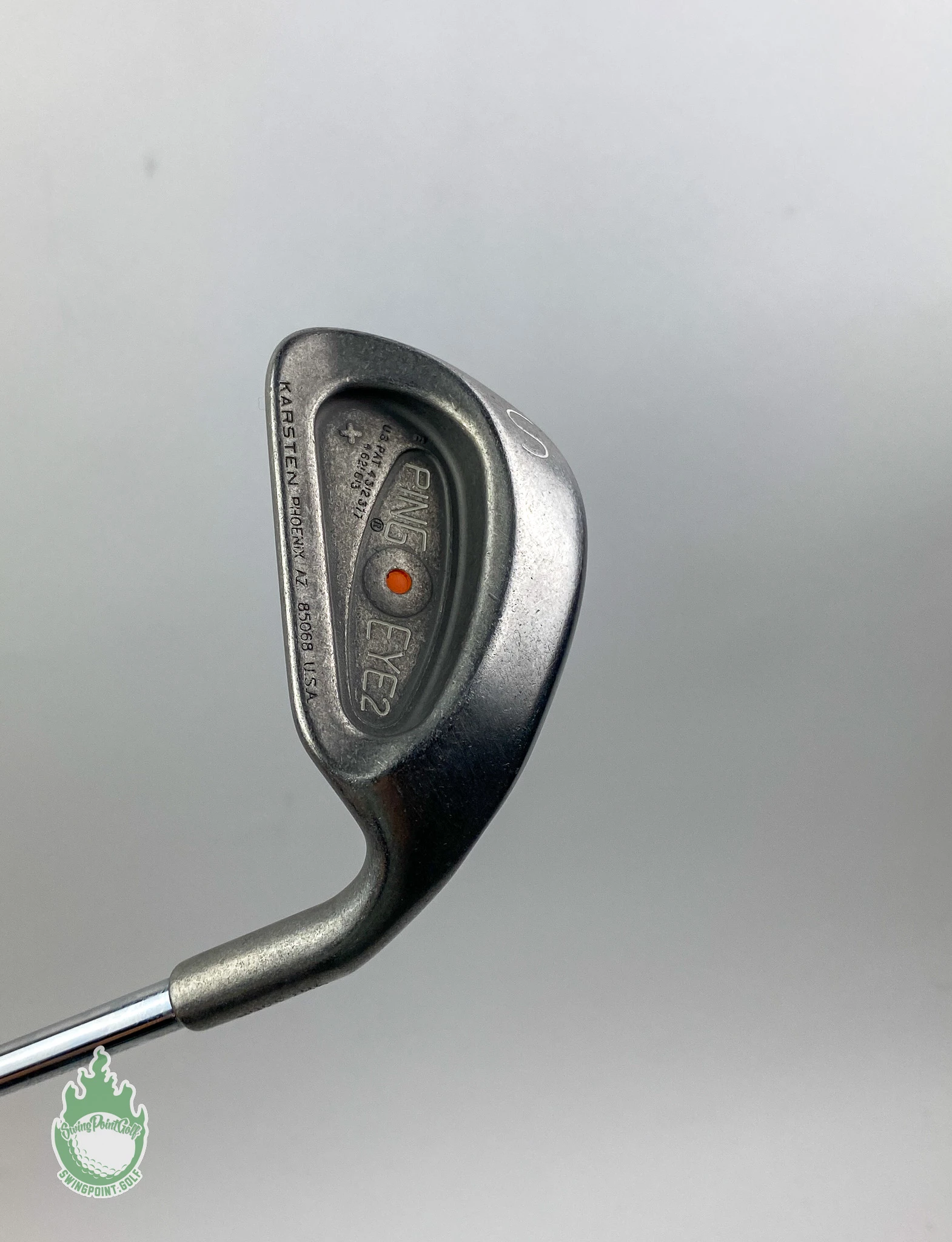 RH Ping Karsten Orange Dot Ping Eye 2 Sand Wedge Steel Stiff Flex Golf Club