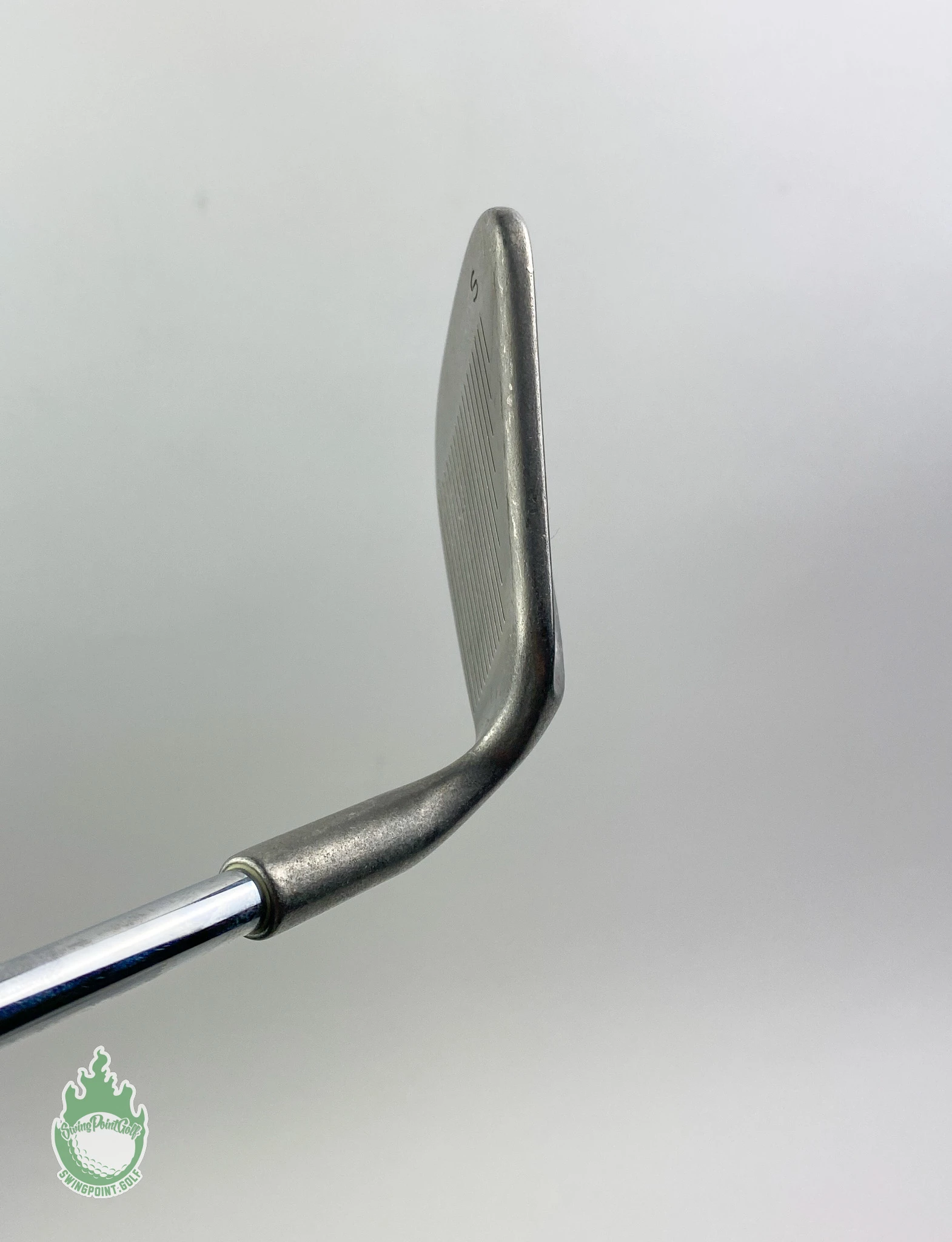 RH Ping Karsten Orange Dot Ping Eye 2 Sand Wedge Steel Stiff Flex Golf Club - Image 9