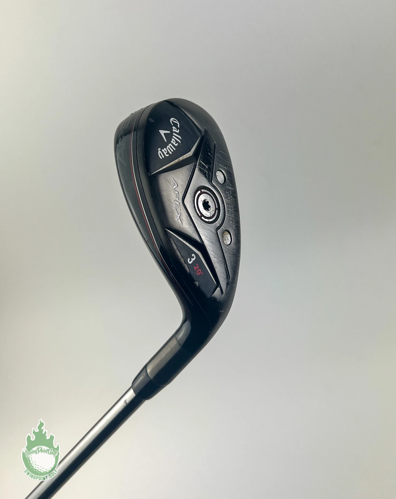 Used Callaway APEX ’19 3 Hybrid 20* Catalyst 70g 6.0 Stiff Graphite Golf Club - Image 2