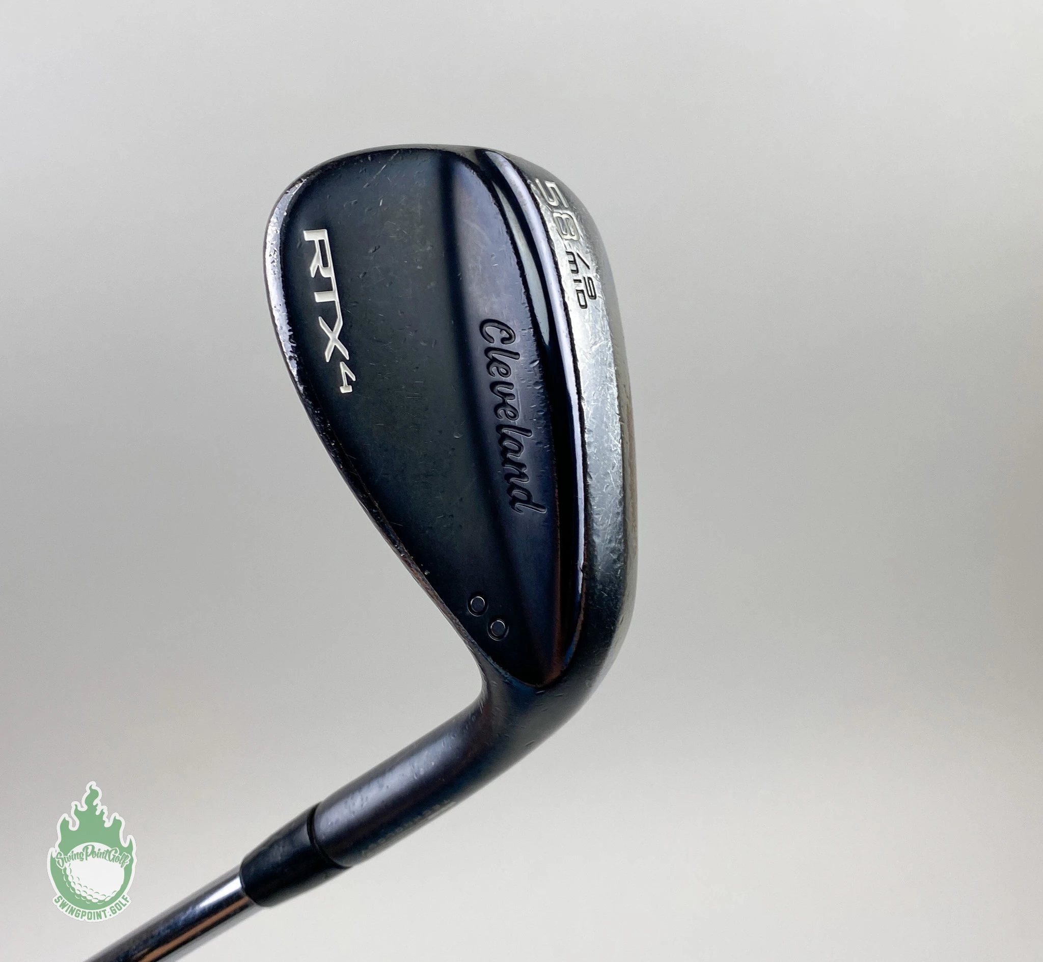 Used Right Hand Cleveland RTX 4 Wedge 58*-09 Mid Grind Wedge Flex Steel Golf - Image 2