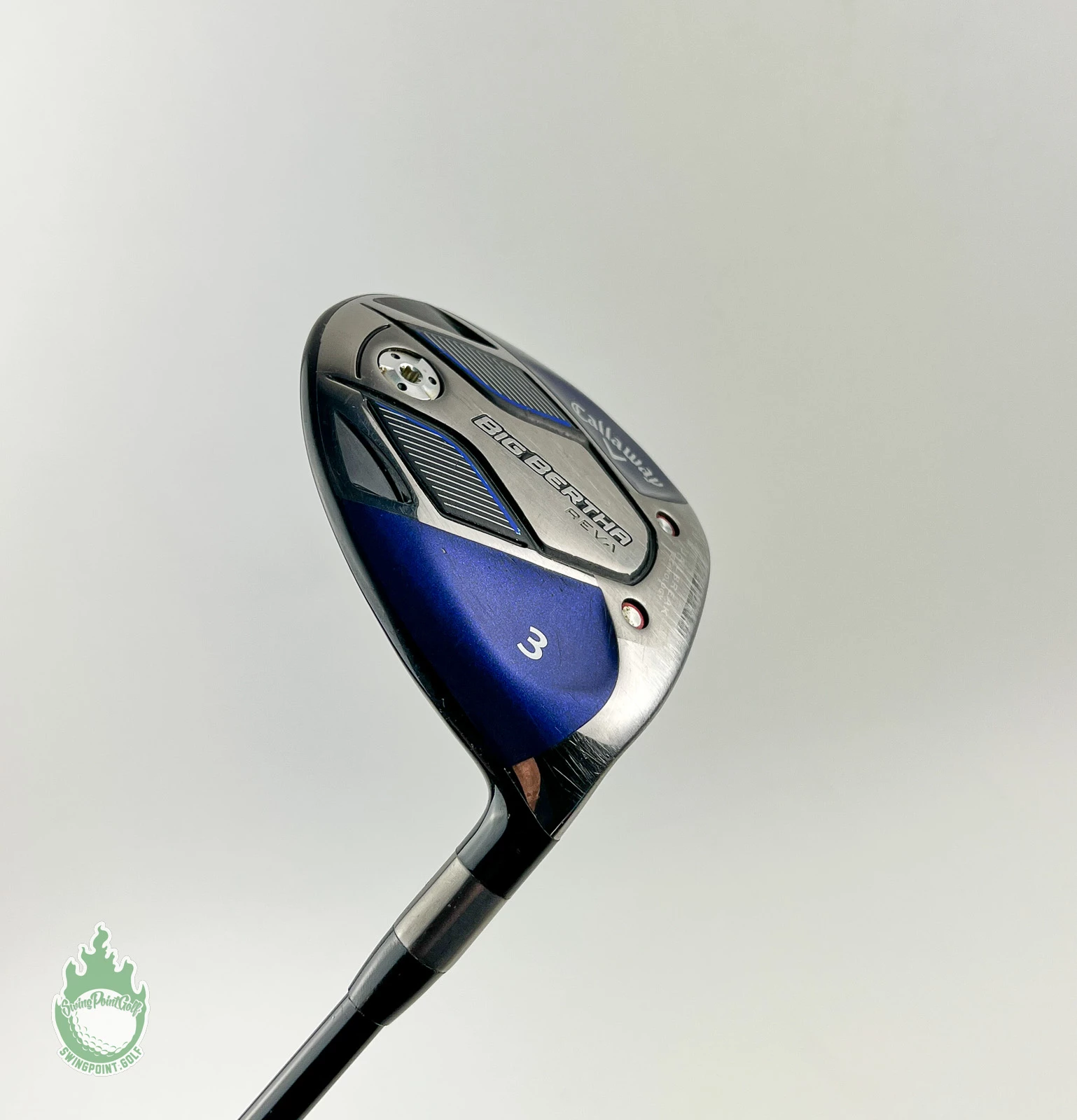 Used RH Callaway Big Bertha REVA Fairway 3 Wood 45g Regular Graphite Golf Club