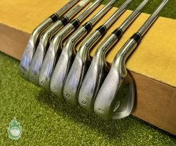 Used RH TaylorMade RAC OS Irons 4-PW 90g Regular Flex Steel Golf Club Set