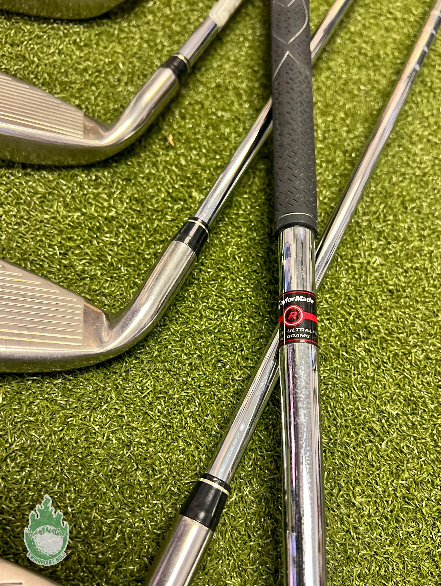 Used RH TaylorMade RAC OS Irons 4-PW 90g Regular Flex Steel Golf Club Set - Image 3