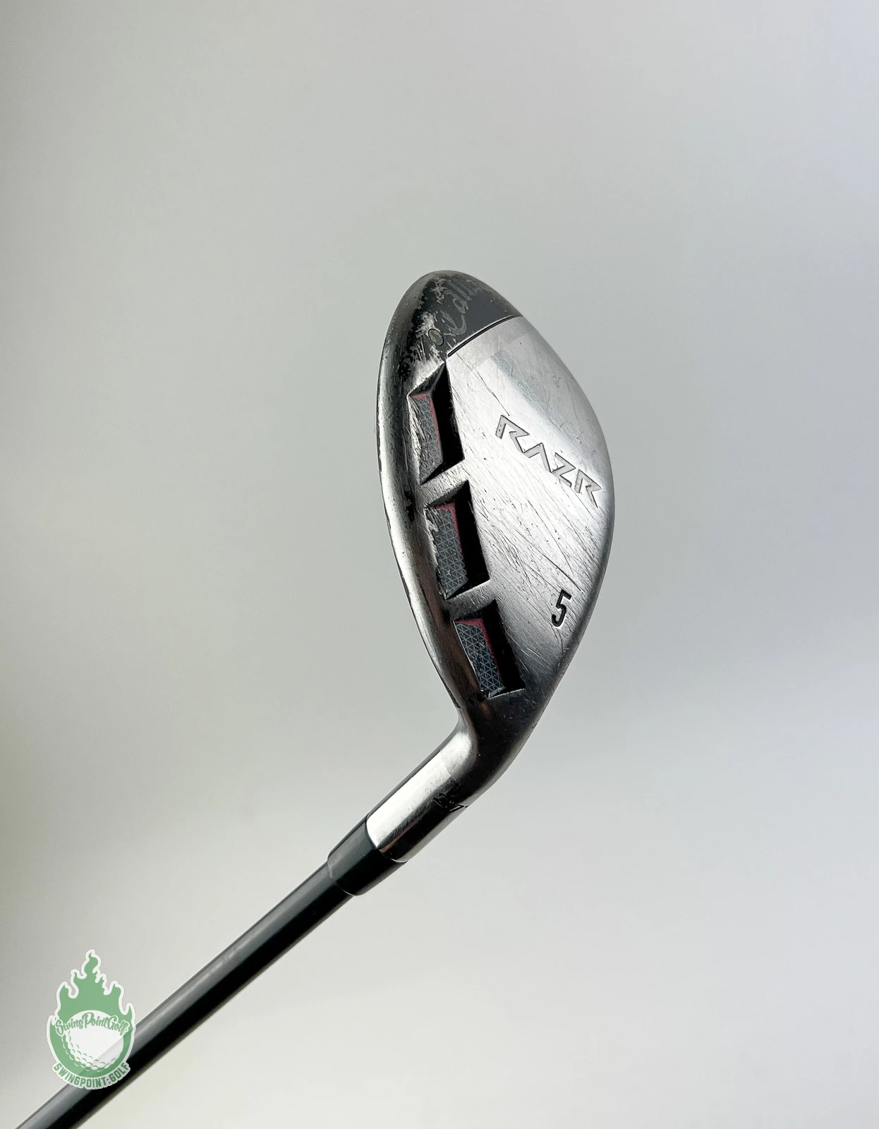 Used RH Callaway RAZR X 5 Hybrid 27* 60g Regular Flex Graphite Golf Club - Image 2