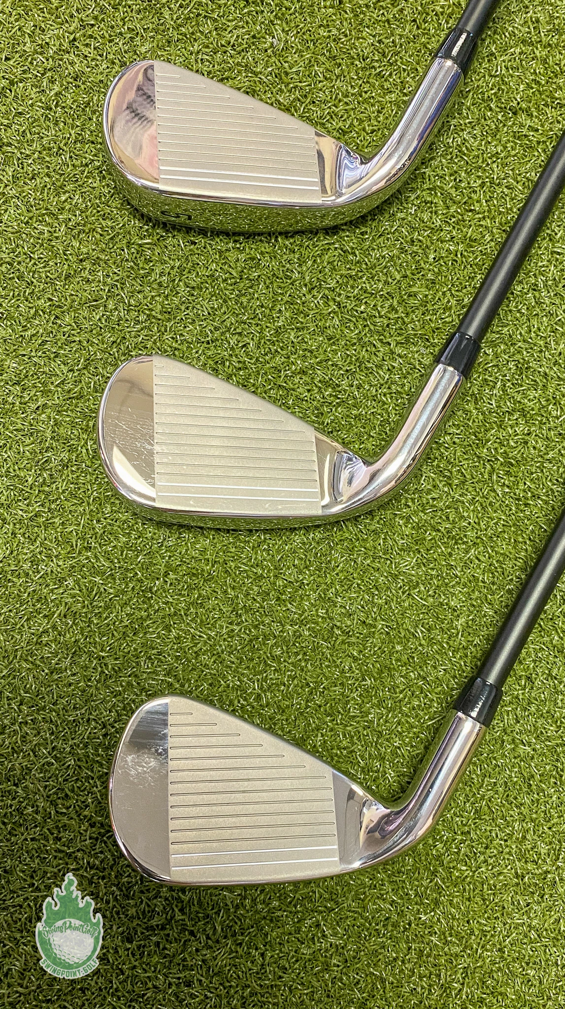 Used RH Callaway Mavrik Irons 4-7 KBS TGI 90g Stiff Flex Graphite Golf Club Set - Image 10