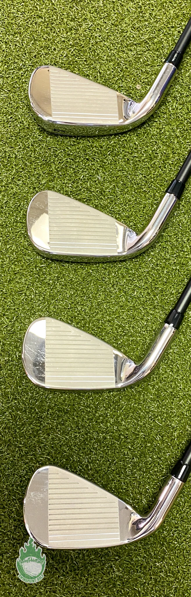 Used RH Callaway Mavrik Irons 4-7 KBS TGI 90g Stiff Flex Graphite Golf Club Set - Image 11