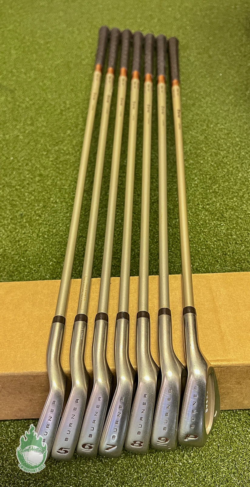 Used RH TaylorMade Burner Oversize Irons 4-PW 60g Ladies Graphite Golf Club Set - Image 11