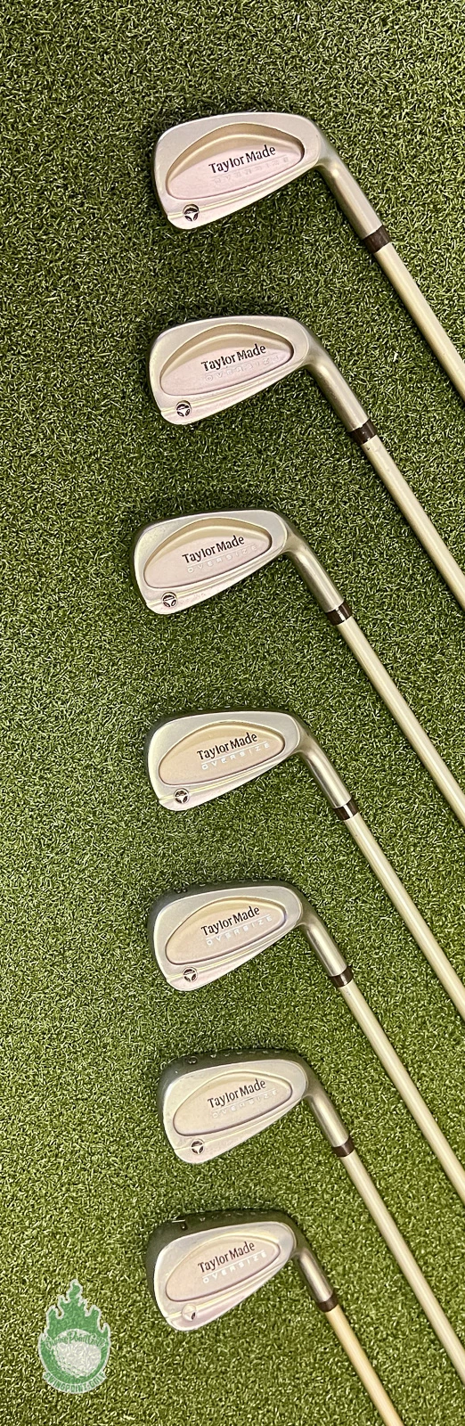 Used RH TaylorMade Burner Oversize Irons 4-PW 60g Ladies Graphite Golf Club Set - Image 7