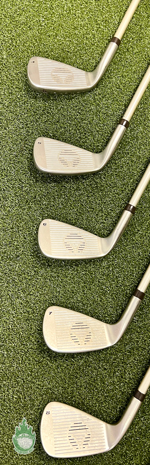 Used RH TaylorMade Burner Oversize Irons 4-PW 60g Ladies Graphite Golf Club Set - Image 5