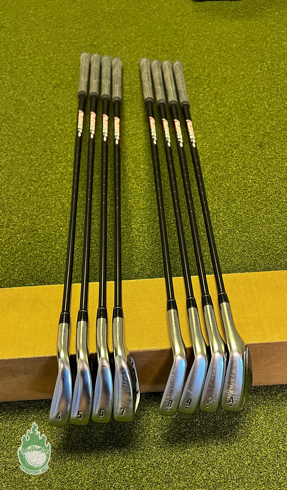 Used Callaway APEX/ APEX Pro Forged ’21 Irons 4-PW/AW 95g Stiff Steel Golf Set - Image 11