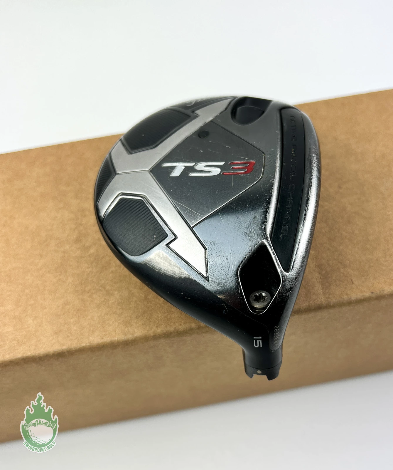 Used Right Handed Titleist TS3 Fairway 3 Wood 15* HEAD ONLY Golf Club