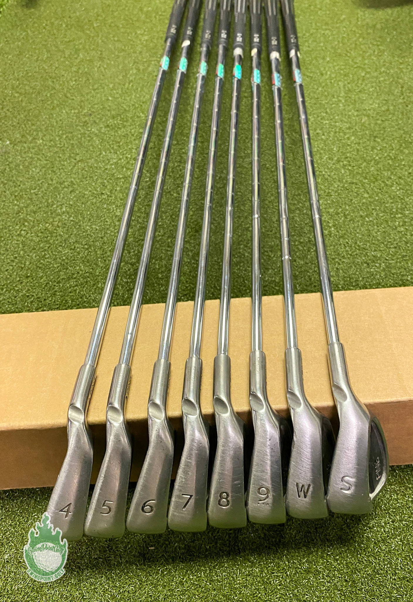 Used RH Ping Black Dot G25 Irons 4-PW/SW CFS Regular Flex Steel Golf Club Set - Image 2