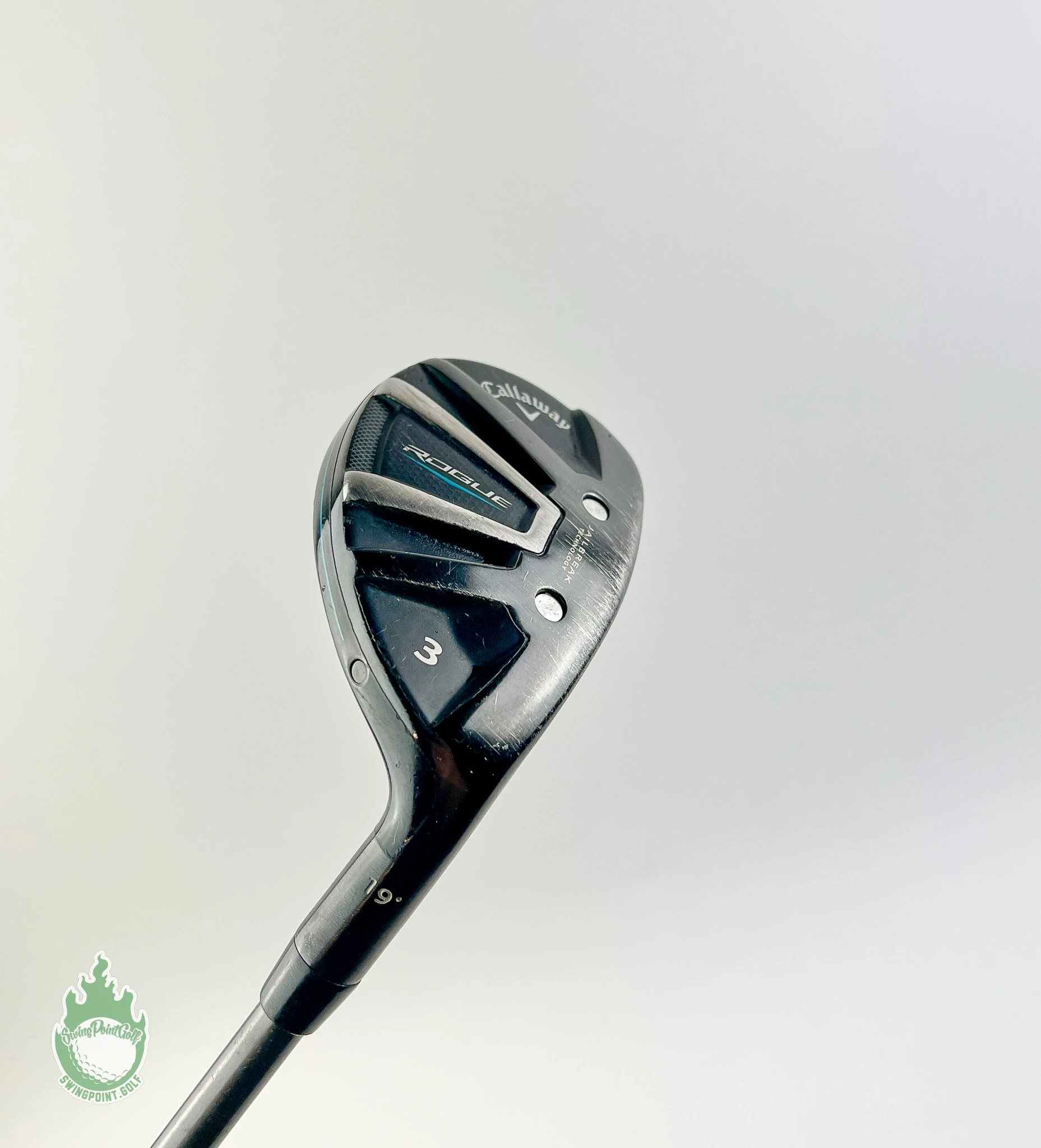 Used RH Callaway Rogue 3 Hybrid 19* Synergy 60g Stiff Graphite Golf Club No HC
