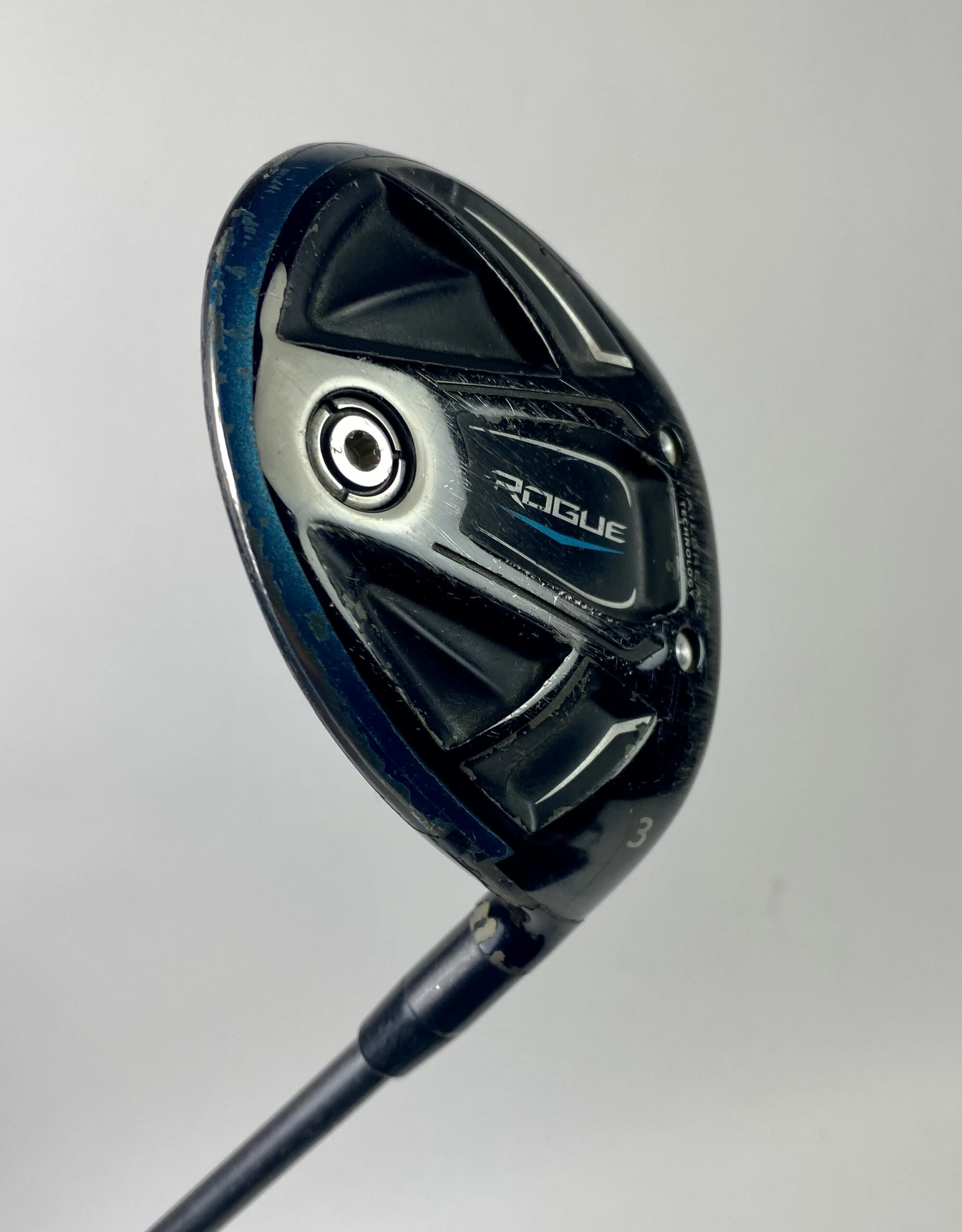 Used RH Callaway Rogue Fairway 3 Wood Synergy 60g Stiff Flex Graphite Golf Club - Image 2