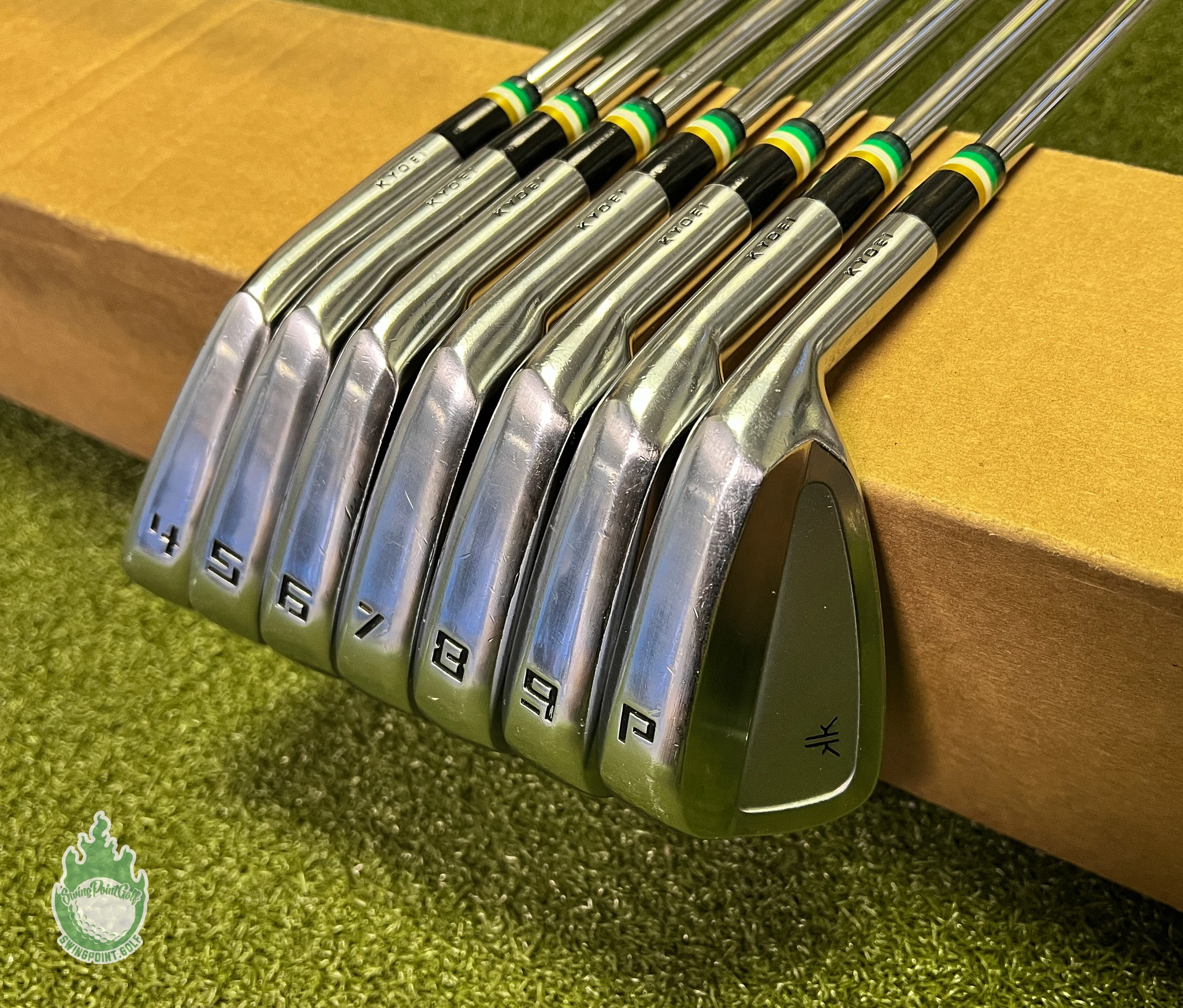 Used Kyoei CB Limited Irons 4-PW DG SL X100 X-Stiff Flex Steel Golf Set Japan