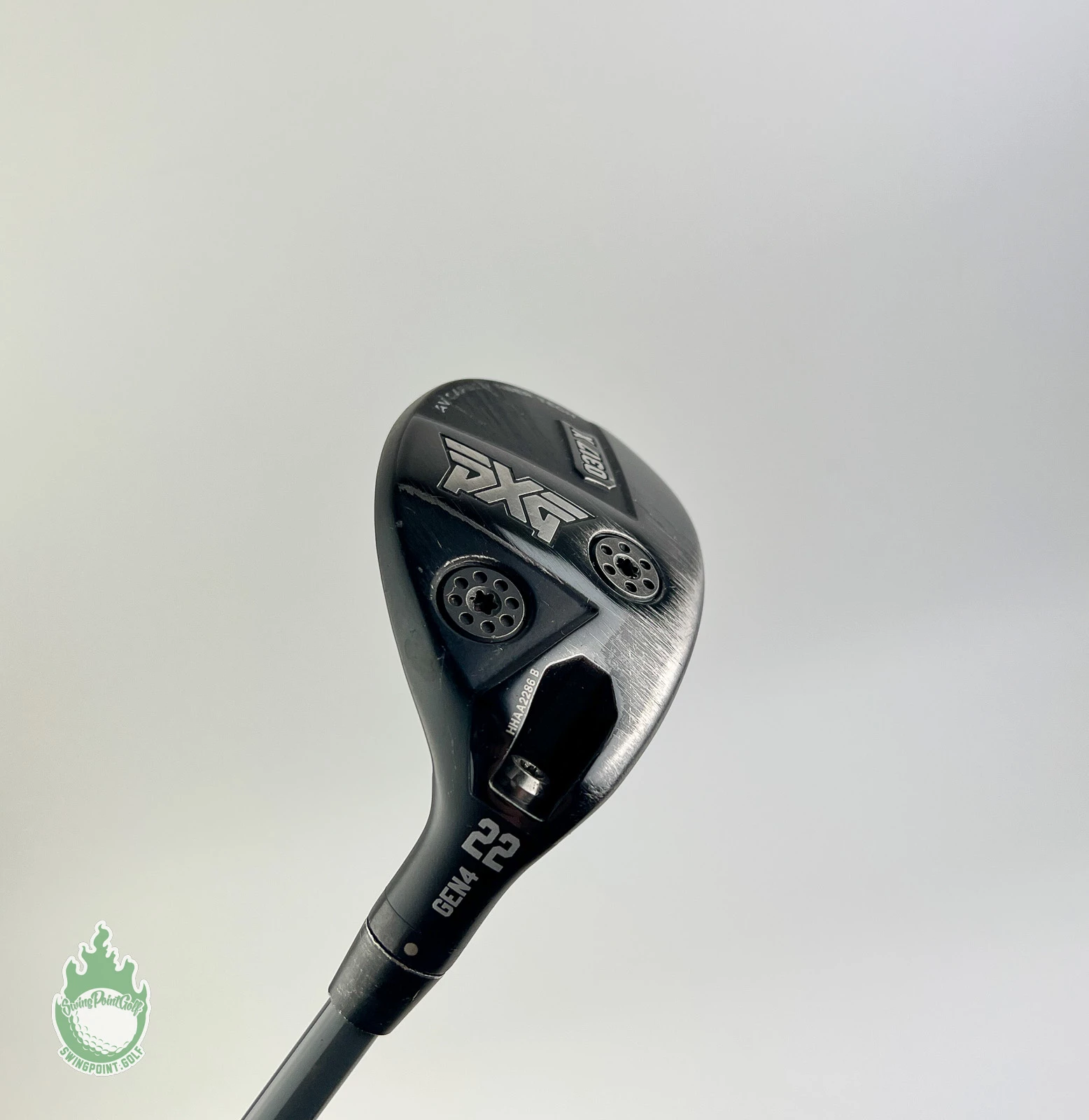 Used RH PXG 0317X Gen 4 4 Hybrid 22* Pro 2.0 8-S Stiff Flex Graphite Golf Club