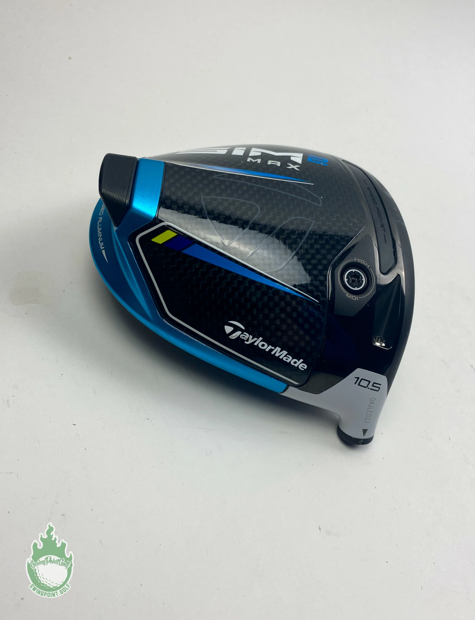 Tour Issued 2021 TaylorMade SIM 2 MAX Driver 10.5* HEAD ONLY Golf Club + Sign