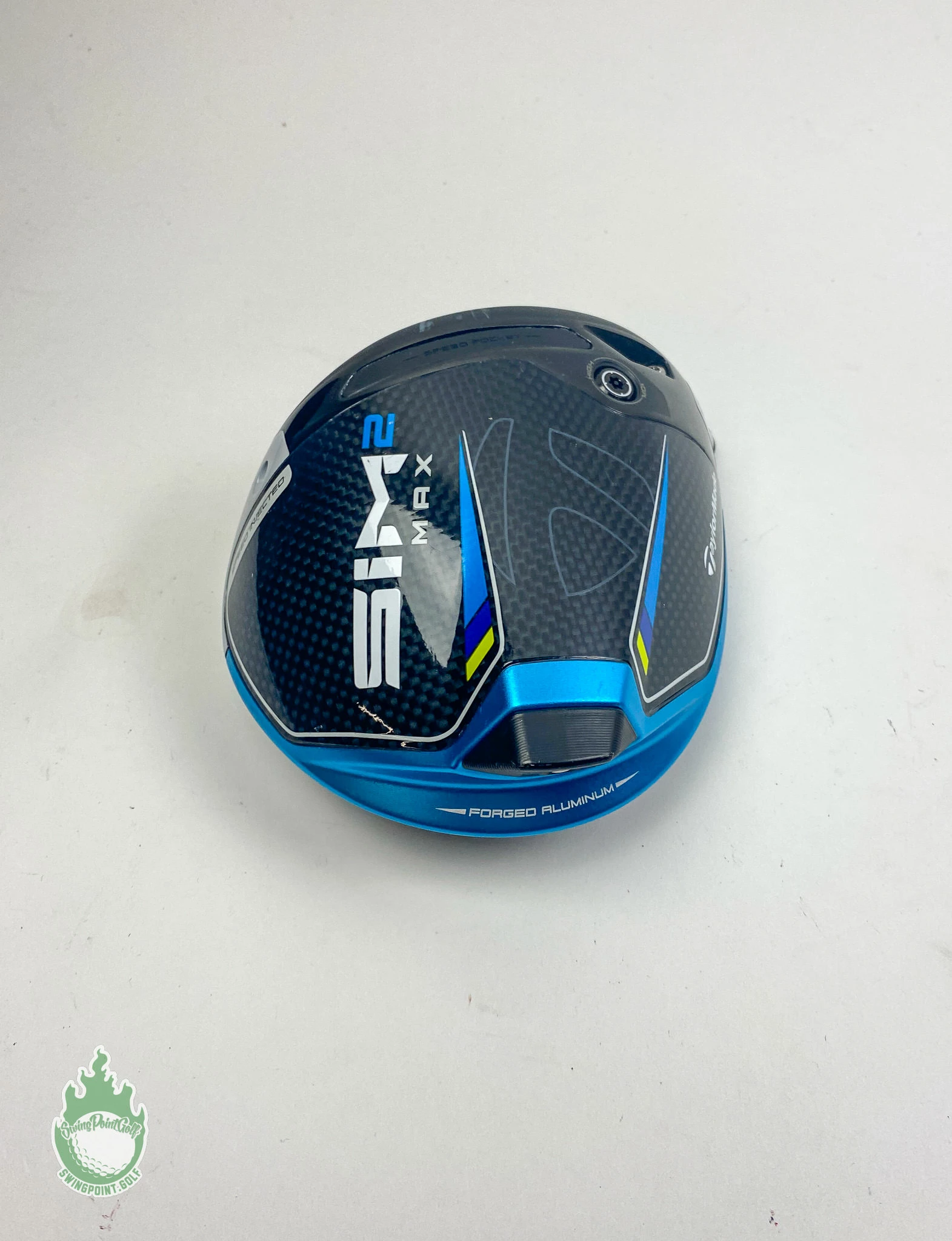 Tour Issued 2021 TaylorMade SIM 2 MAX Driver 10.5* HEAD ONLY Golf Club + Sign - Image 5