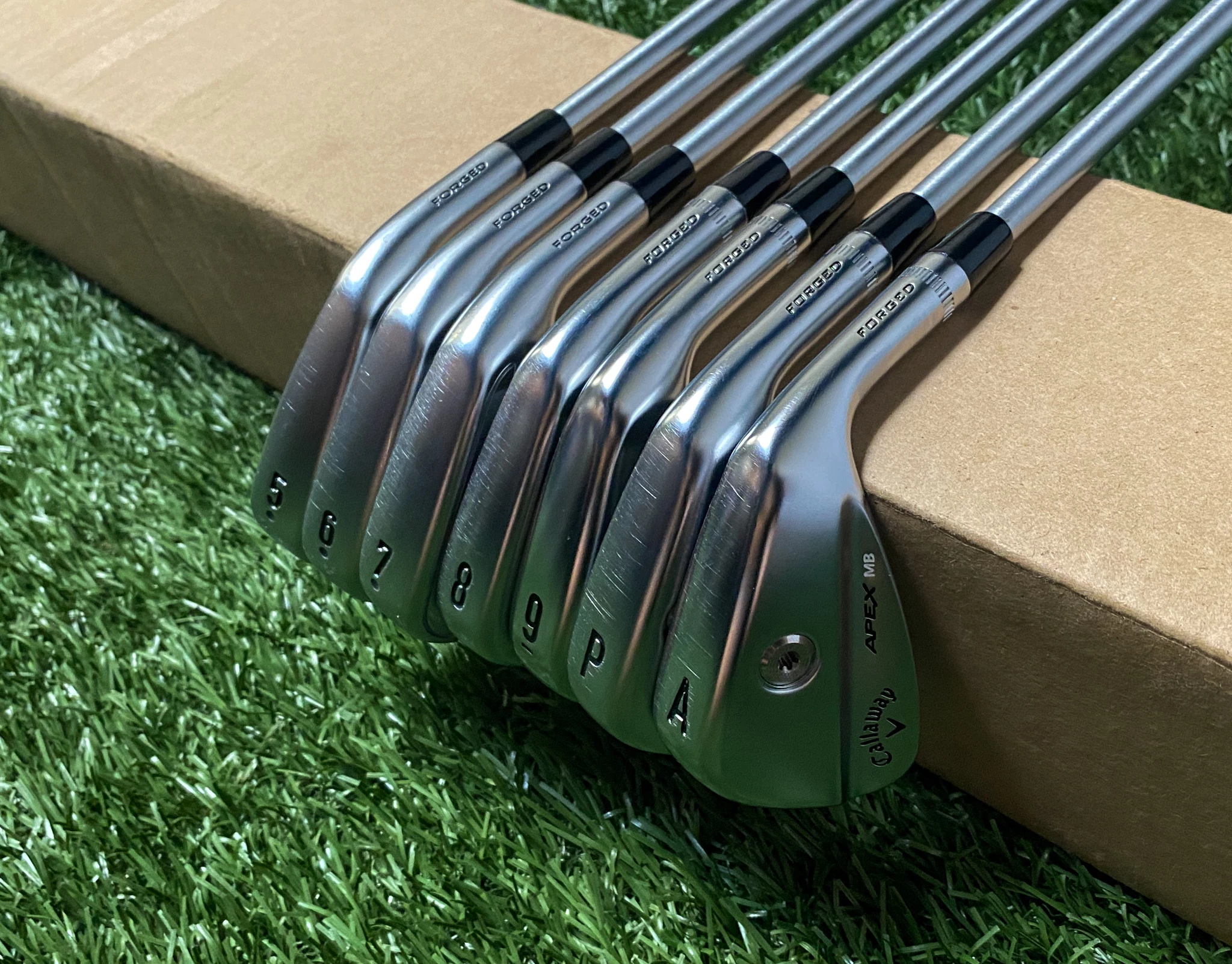 Callaway APEX MB/ Apex Pro Forged ’21 Irons 5-PW/AW 110g Stiff Steel Golf Set