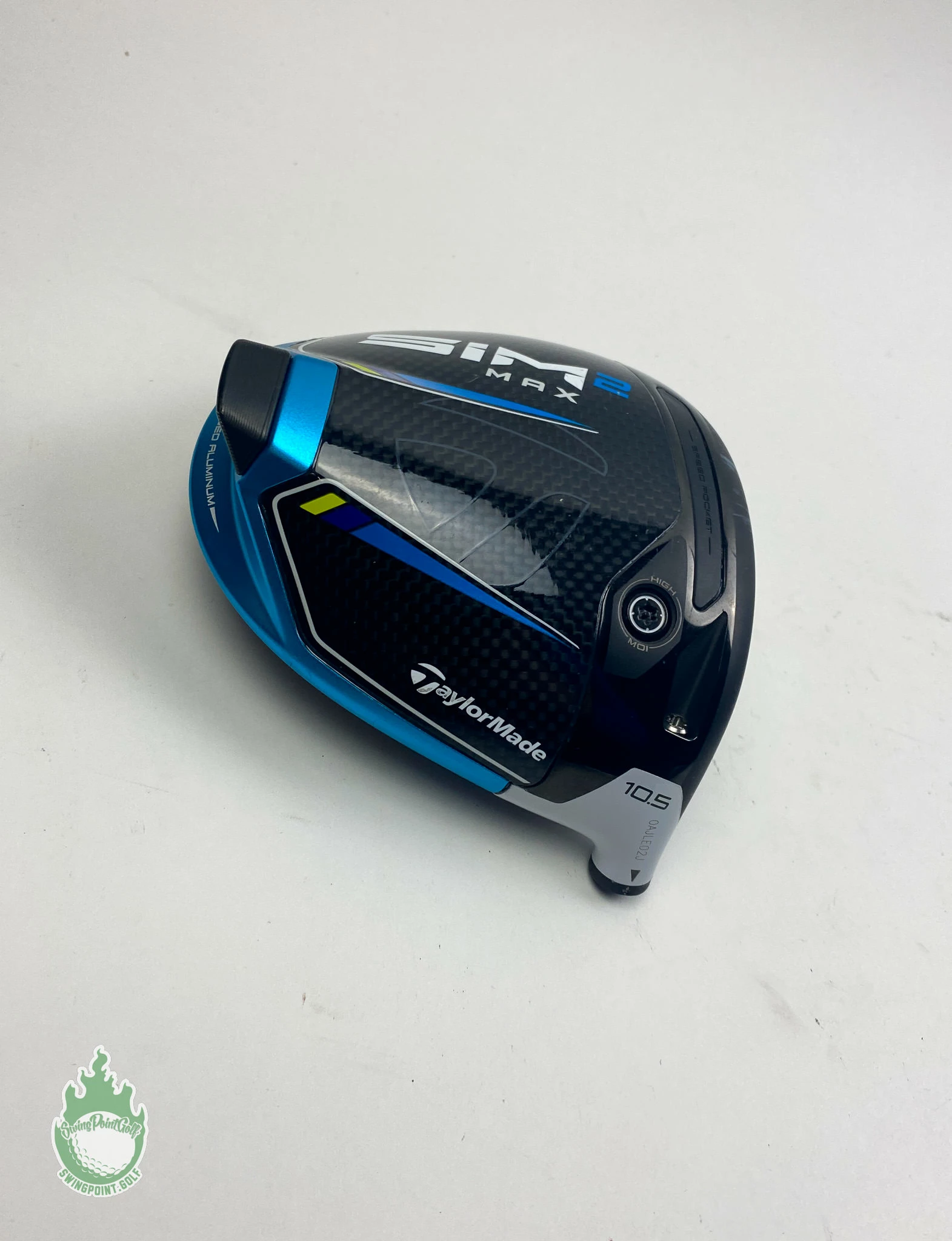Tour Issued 2021 TaylorMade SIM 2 MAX Driver 10.5* HEAD ONLY Golf Club + Sign - Image 12