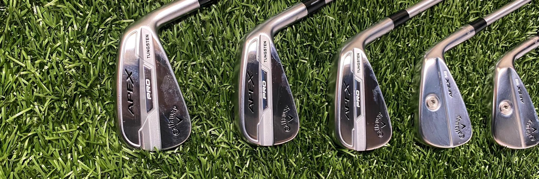 Callaway APEX MB/ Apex Pro Forged ’21 Irons 5-PW/AW 110g Stiff Steel Golf Set - Image 5