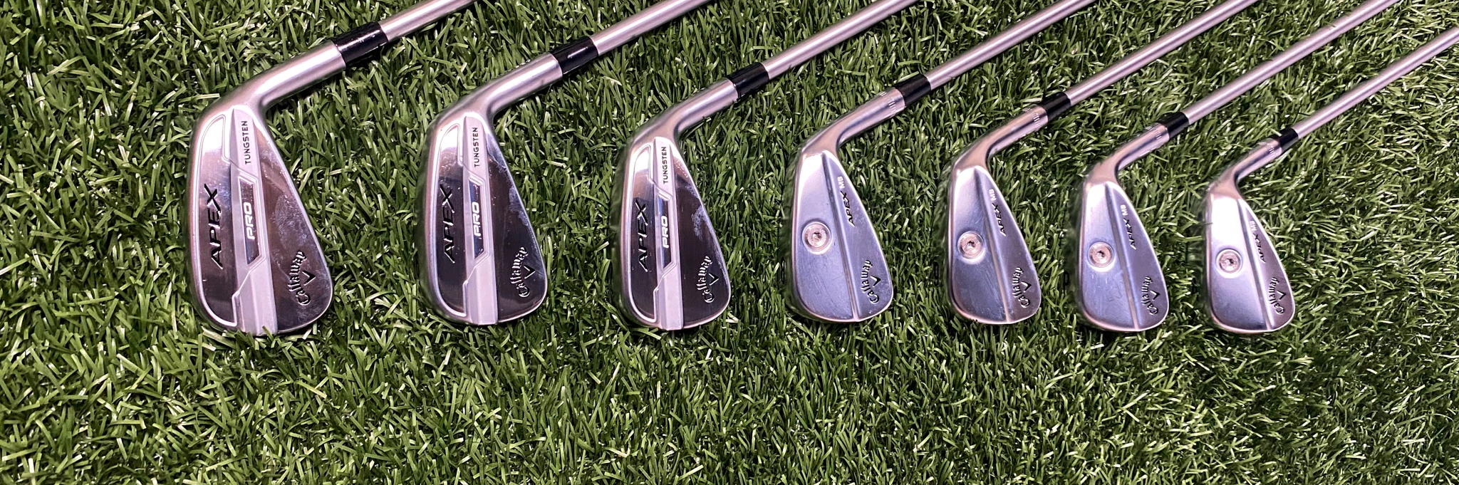 Callaway APEX MB/ Apex Pro Forged ’21 Irons 5-PW/AW 110g Stiff Steel Golf Set - Image 8