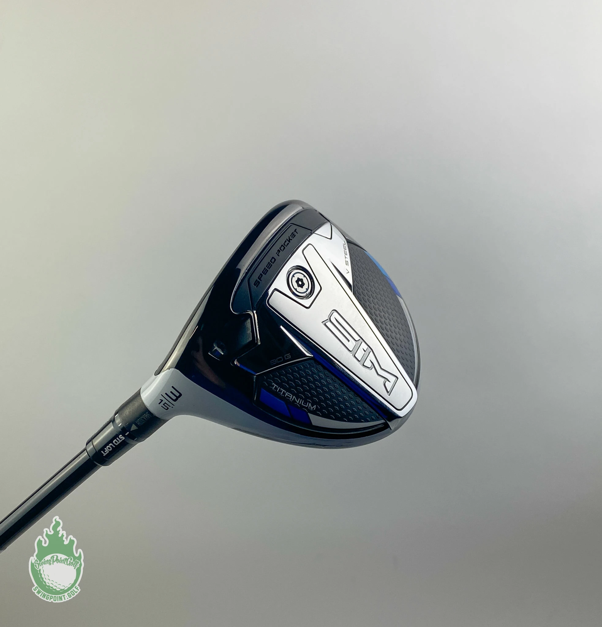 Used LH TaylorMade SIM Titanium 3 Wood 15* Limited 65g Regular Graphite Golf