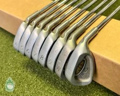 Used Ping Green Dot I3 Blade Irons 4-PW/SW JZ Stiff Flex Steel Golf Club Set