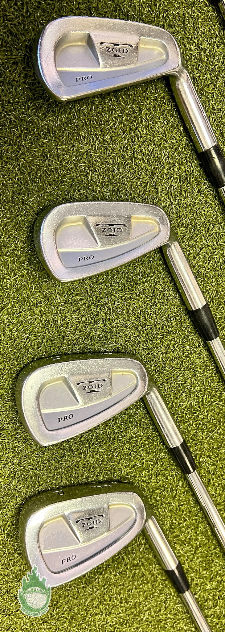 Used RH Mizuno T-Zoid Pro Irons 4-PW Dynalite Gold R400 Regular Steel Golf Set - Image 8