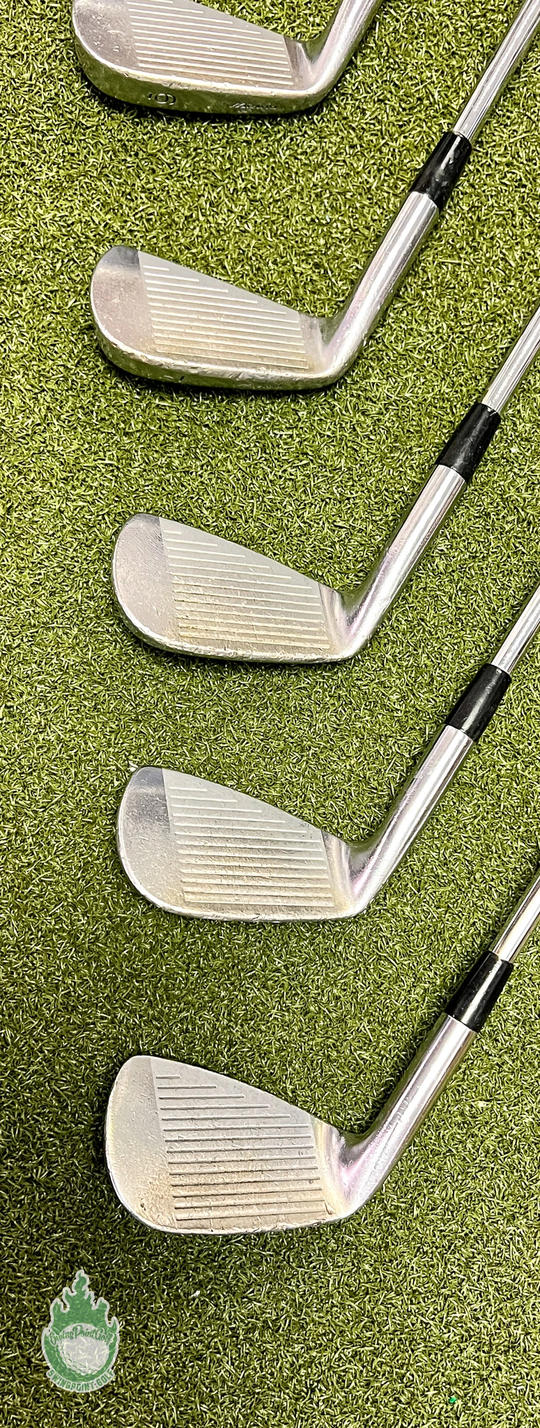 Used RH Mizuno T-Zoid Pro Irons 4-PW Dynalite Gold R400 Regular Steel Golf Set - Image 6