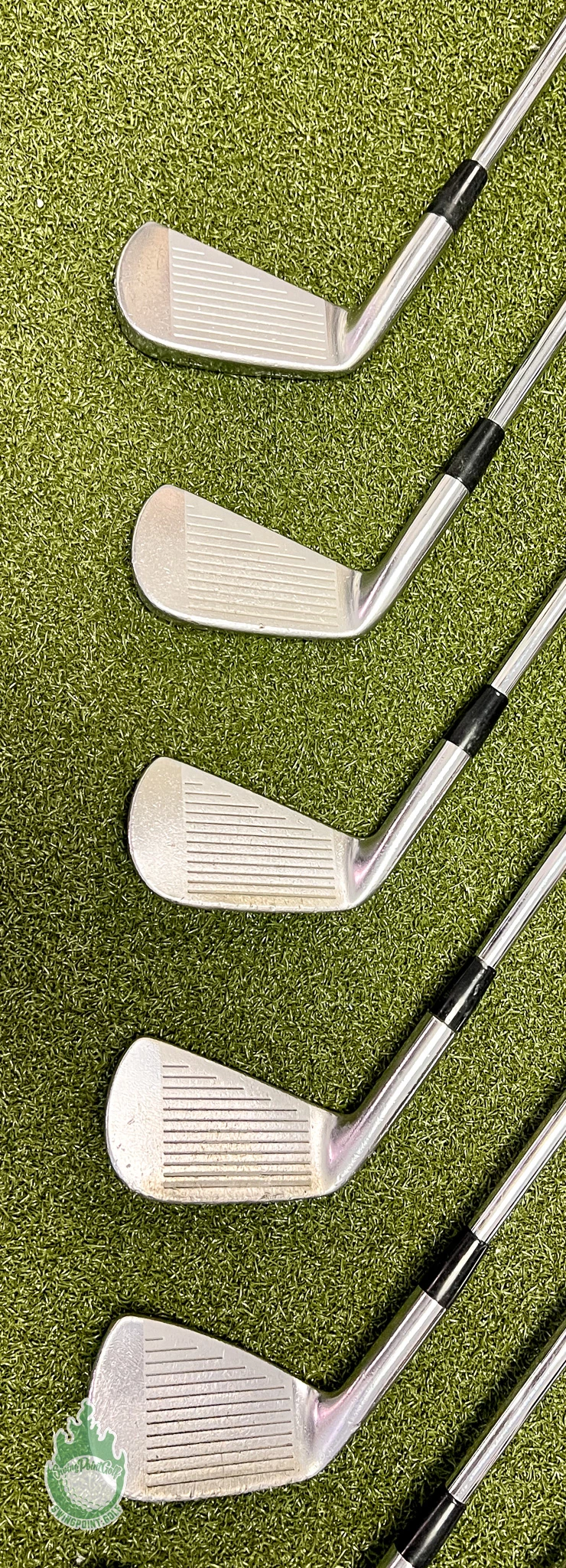 Used RH Mizuno T-Zoid Pro Irons 4-PW Dynalite Gold R400 Regular Steel Golf Set - Image 5