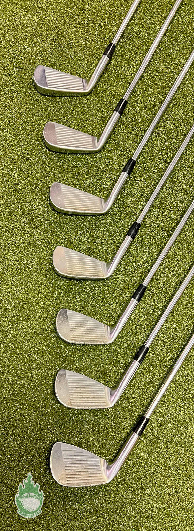 Used RH Mizuno T-Zoid Pro Irons 4-PW Dynalite Gold R400 Regular Steel Golf Set - Image 4