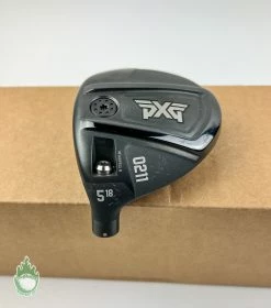 Used Left Handed 2021 PXG 0211 5 Wood 18* HEAD ONLY Golf Club
