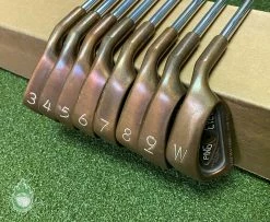 Ping RH Black Dot Eye 2 Beryllium Copper Irons 3-PW Micro Taper Stiff Steel Set