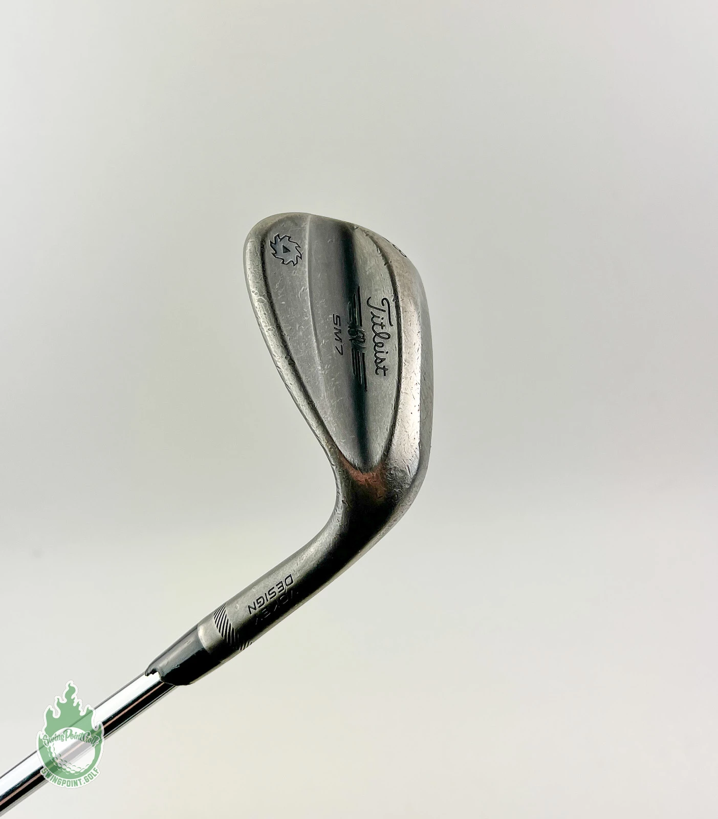 Used RH Titleist Vokey SM7 M Grind Jet Black Wedge 58*-08 S300 Stiff Steel Golf