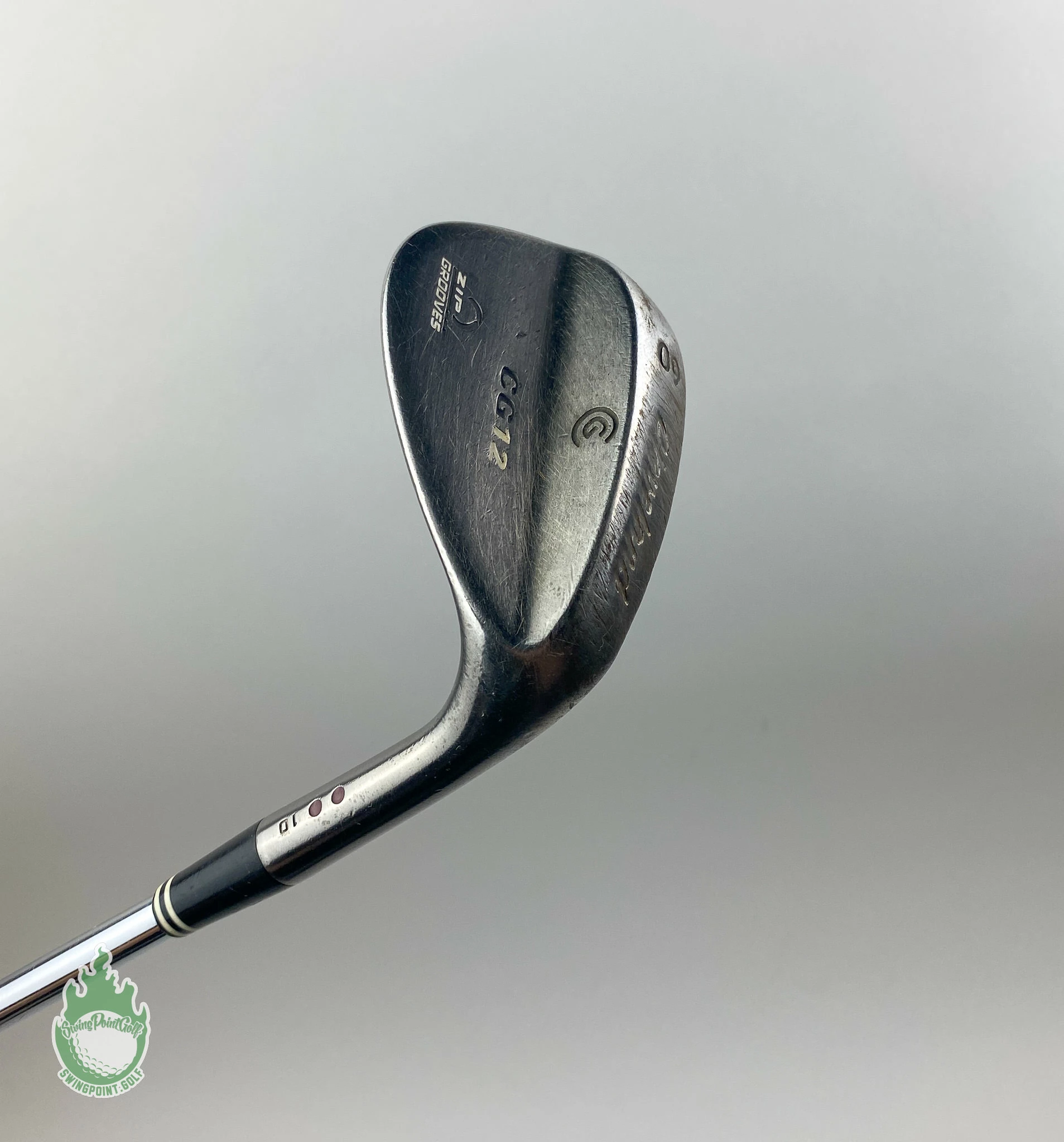 RH Cleveland CG12 Zip Grooves 2 Dot Wedge 60*-10 Wedge Flex Steel Golf Club - Image 2