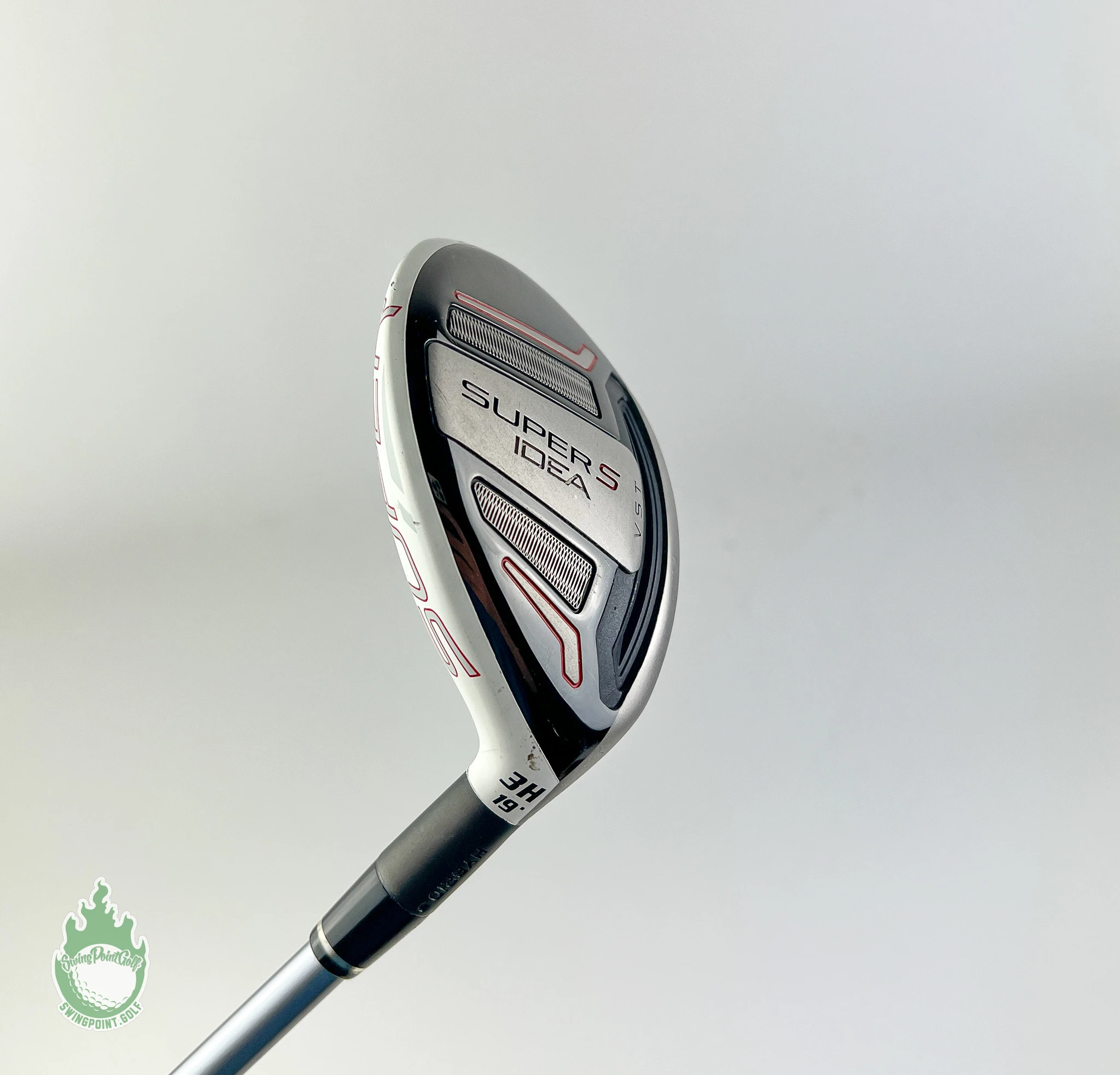 Adams Golf Used RH Adams IDEA Super S 3 Hybrid 19* Matrix Kujoh Senior Graphite Golf Club - Image 2
