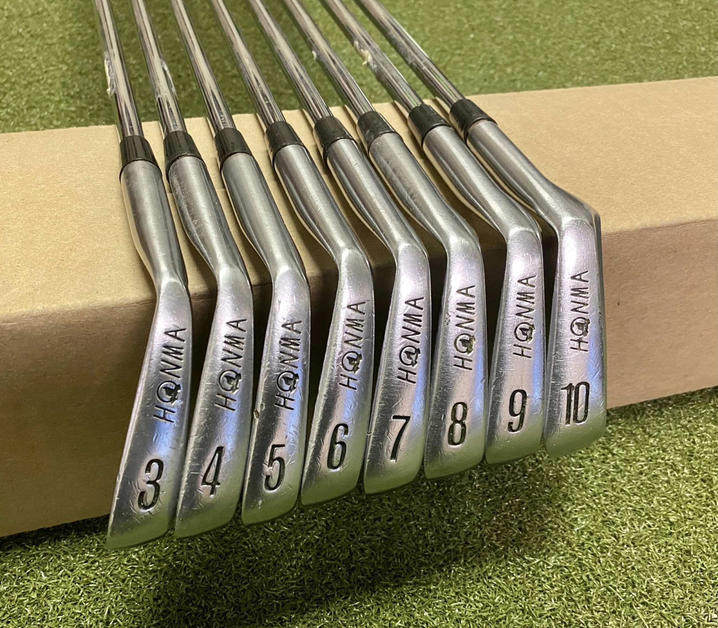 Used Honma PP-717 Tour Model 3-10 Iron Precision Rifle Regular Steel Golf Set - Image 2