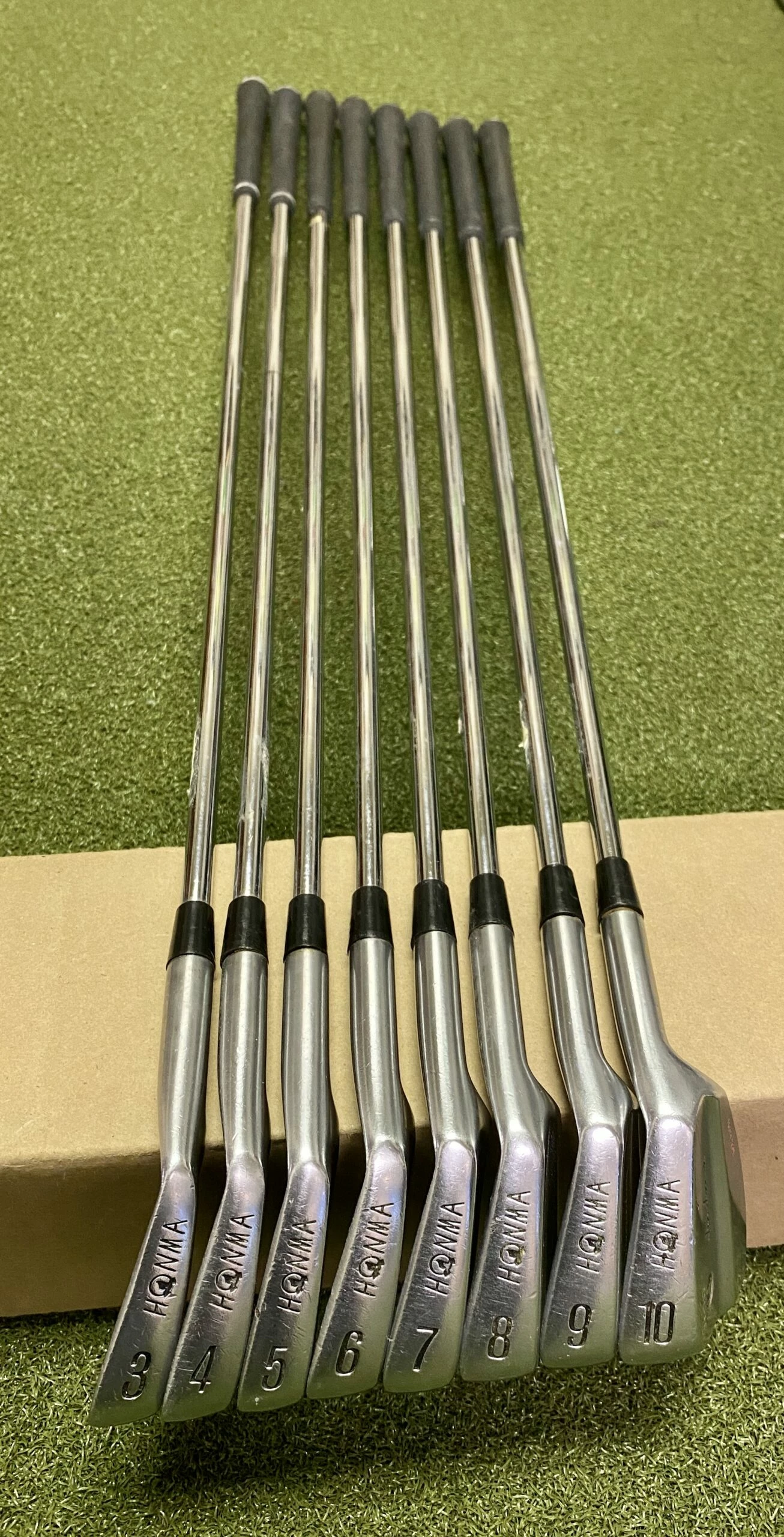 Used Honma PP-717 Tour Model 3-10 Iron Precision Rifle Regular Steel Golf Set - Image 3