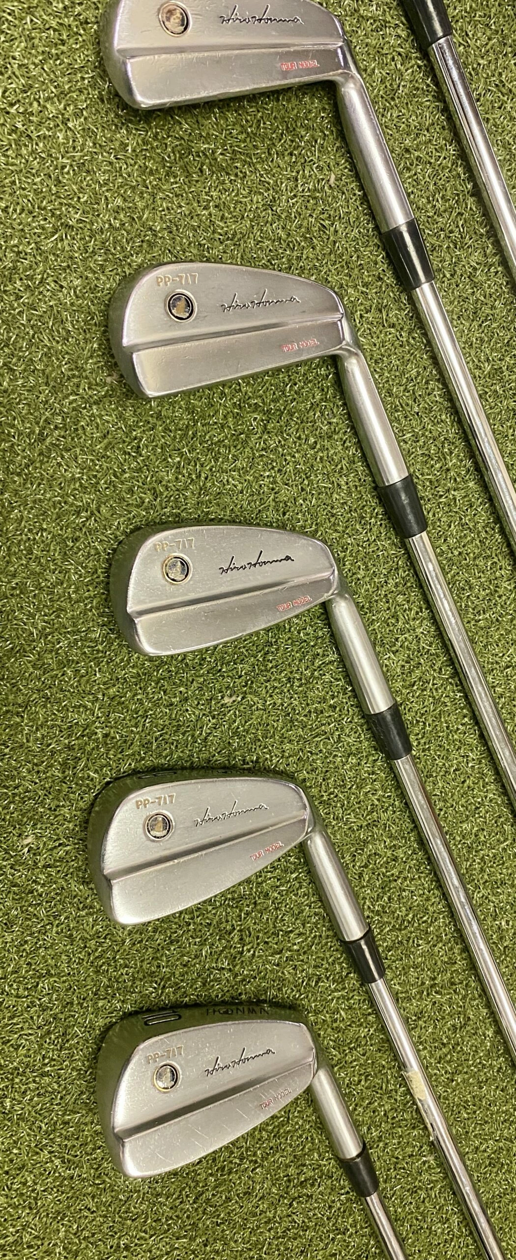 Used Honma PP-717 Tour Model 3-10 Iron Precision Rifle Regular Steel Golf Set - Image 6