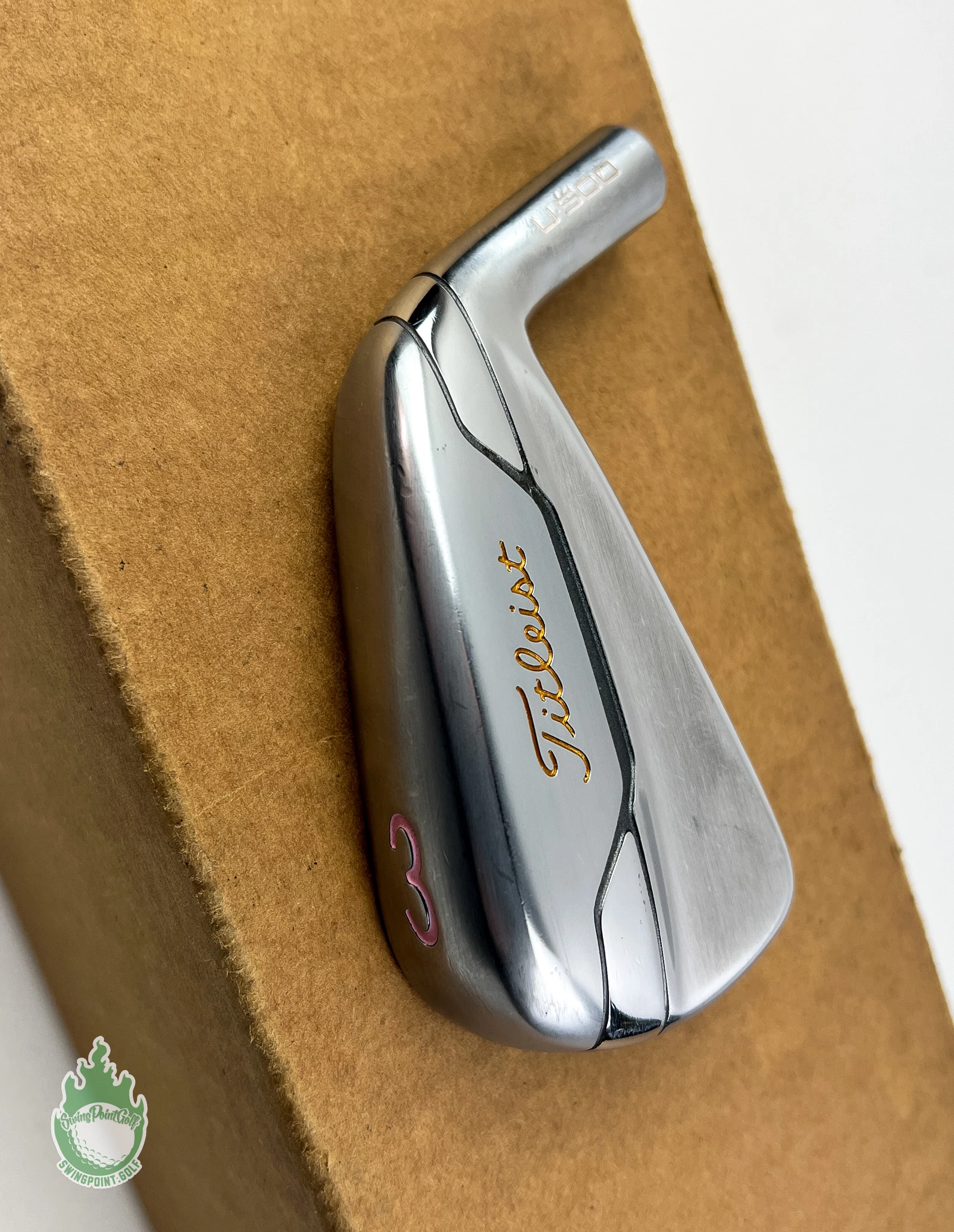 Used Right Handed Titleist U-500 3 Driving Iron HEAD ONLY Golf Club - Image 12